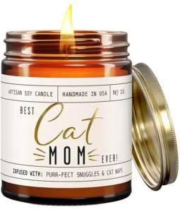 Cat Mom Gift 8 - Best Cat Mom Candle